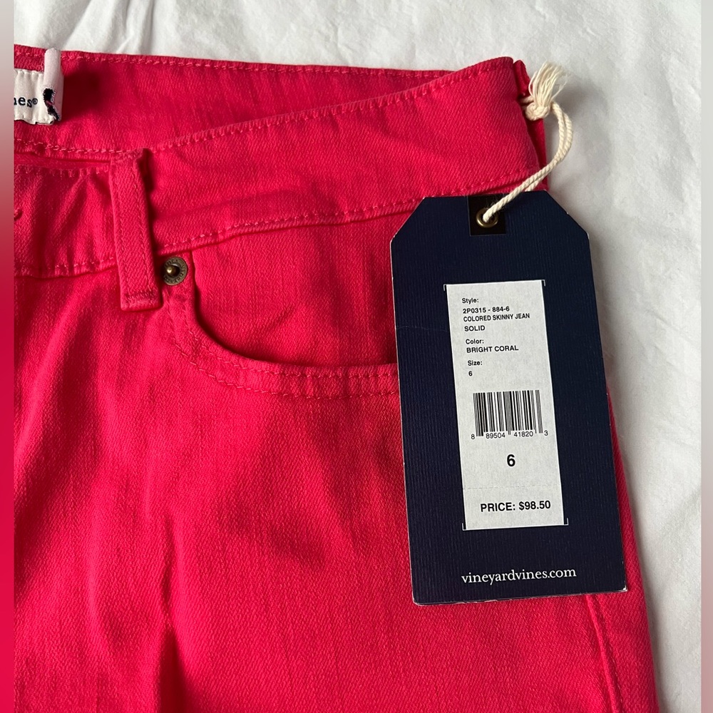 NWT Vineyard Vines Colored Skinny Jeans